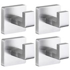 Towel Hooks For Bathrooms Robe Hook Coat Hook Pack Stainless 4 Brushed Nickel
