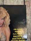 Vintage 90s Racers Auction   Trade Show Syracuse Ny Laura Flynn Pin Up Ad Poster
