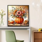 Fall Pumpkin Sunflower 13 8 Inches X Inches  Butterfly