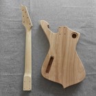 Diy Iceman Electric Guitar Kit  Mahogany Body Maple Neck Bolt On Hardware With