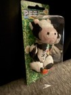 2005 Pez Dispenser Barnyard Babies Cow Fuzzy Plush New In Package
