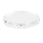 Transparent Glass Nail Art Palette Paint Drawing Color Pigment Dish Manicure rou