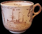 Large Antique 1893 Chicago World s Fair Transferware Cup Mug England Rare 