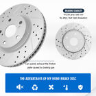 Front Rear Drilled Rotors   Ceramic Brake Pads For 2009-2018 Dodge Ram 2500 3500