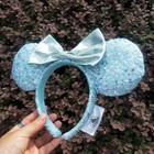Disney parks Blue Exclusive Frozen Arendelle Aqua Minnie Ears Headband Us Post
