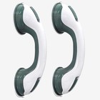 2 Pack 12    Suction Shower Grab Bars Safety Handle Grip For Elderly Bathtub