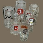 Collection Of 6 Vintage Beer Glassware Glasses