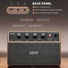 Lekato 10w Guitar Amplifier Bluetooth Rechargeable Practice Electric Guitar Amp