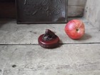A Nice Antique Chinese Pottery Pill Box With Pig Pin Dish Patch Box