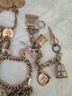 Vintage Bracelet   Charms Lot For Crafting  Repair  Reconditioning  Harvest Read