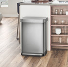 Simplehuman Step Can 55l Stainless Steel Trash Garbage Can Liner Pocket