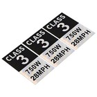 Electric Bicycle Frame  3 Stickers 1pack  E-bike Class 3 Stickers Decals 1pack
