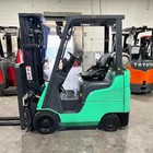 2020 Mitsubishi Fgc15n 3000lb Used Forklift Triple Mast Sideshift 4047 Hours