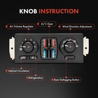 Manual A c   Heater Climate Control Module For Chevrolet Silverado Sierra 1500