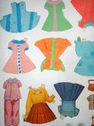 Large Lot Vintage Paper Dolls  1