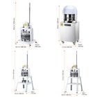 Commercial Dough Divider Hand Press Dough Cutter Bread Maker For Bakery