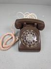 Itt Rotary Dial Phone Vintage Chocolate Brown  1978 Z un-tested Read Description