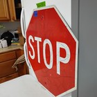 Stop Sign 30  Authentic Retired Street Traffic Road Sign Lot 12-504