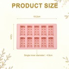 Beeswax Candle Mould 12cm X 18 2cm 10grids Building Blocks Reusable Module Pink