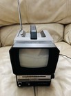 Vintage 1981 Panasonic Tr-5040p Portable Crt Tv Am Fm Radio Working Retro Gaming