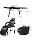 Portable Tattoo Chair  Foldable Massage Table Facial Bed  Professional Spa Chair