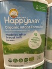 Happy Baby Organics Infant Formula Stage 2   22 9 Oz  Case Of 6  08 28 2026