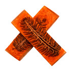 Custom Made Stabilized Pine Cones Resin Pair Scales For Knife Making Handle 2976