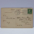 Japanese Art Geisha Women Kimono Garden Scene Postcard Koi Pond Bridge 1915