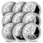 1 Oz Proof American Silver Eagle Coin  random Year  Capsule Only 