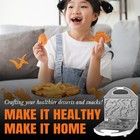 Dinosaur Mini Waffle Maker For Kids Mini Pancake Maker Machine For Halloween 8 D