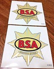 Pre-ww2 Bsa Empire Star 250 350 500 Gas Petrol Tank Vinyl Decal Sticker Pair