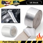 2  X 16  Adhesive Exhaust Header Pipe Wrap Heat Shield Tape Exhaust Heat Wrap 