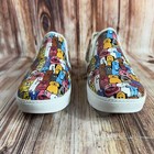 Nurse Mates Adela Womens Sz 10 Wide Dog Cat Print Slip Resistant Shoes Loafers