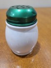 Kraft 100  Grated Parmesan Cheese Shaker Porcelain W  Green Metal Lid