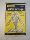 Vintage General  No  835 Angle Divider Tool Same As Stanley  30 - Bar Removeable