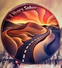     3 Year Sobriety Coin Aa Chip Medallion Alcoholics Anonymous Three Years Sober