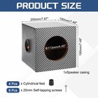 5 Inch Ported Wooden Speaker Enclosure Black White Subwoofer Box Speaker Box