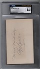 Cliff Battles Signed Cut index - Cgc jsa Slabbed certified Football Hall Of Fame