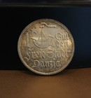 1923 Danzig Gulden Rainbow Toned