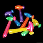 12 Pack Inflatable Toy Hammers     14  Neon Blow Up Party Favors  Pool   Birthday