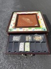 Monopoly Board Game  Luxury Edition Very Rare Wooden Drawer   Read  
