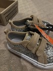 Wonder Nation Glitter Low Top Sneakers Easy On Walmart Beige Us 7 Kid Shoes