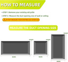 20x20 Return Air Grille For 20 w X 20 h Duct Opening return Air Vent Cover   Ste