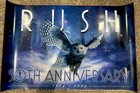 Rush 50th Anniversary Poster Limited Edition 1974 -2024 New