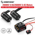 Hobbywing Quicrun 150a G2 Brushless Esc 2000kv 2600kv Motor For 1 8 Rc Car