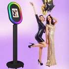 Ipad Photo Booth Metal Shell Selfie Station Photobooth Machine Rgb Ring Light