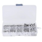 200pcs Head Grub Screw Set Cone Point Hex Socket Assortment Kit Stainless Steel