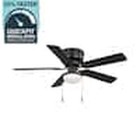 Hampton Bay Colton 52  Flat Bronze Ceiling Fan With Light Kit