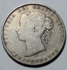 1899 Newfoundland Silver 50 Cents Half Dollar  Victoria Nfld M30b