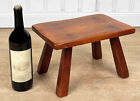 Vintage Colonial Maple Footstool Ottoman By Cushman